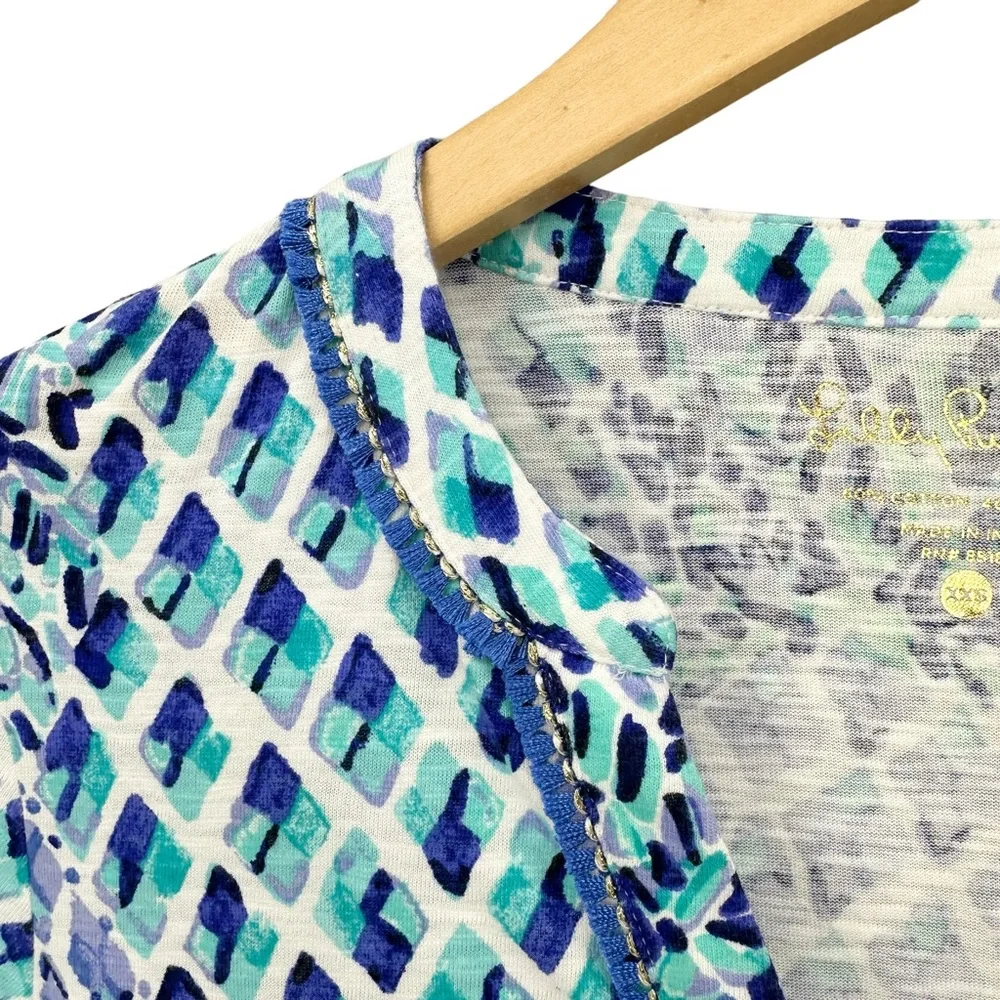 New LILLY PULITZER Aleece Tunic Dress Sleeve Joy Long Sleeve